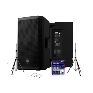 Combo Electro-Voice ZLX-15P-G2 +Mezcladora y Pedestales